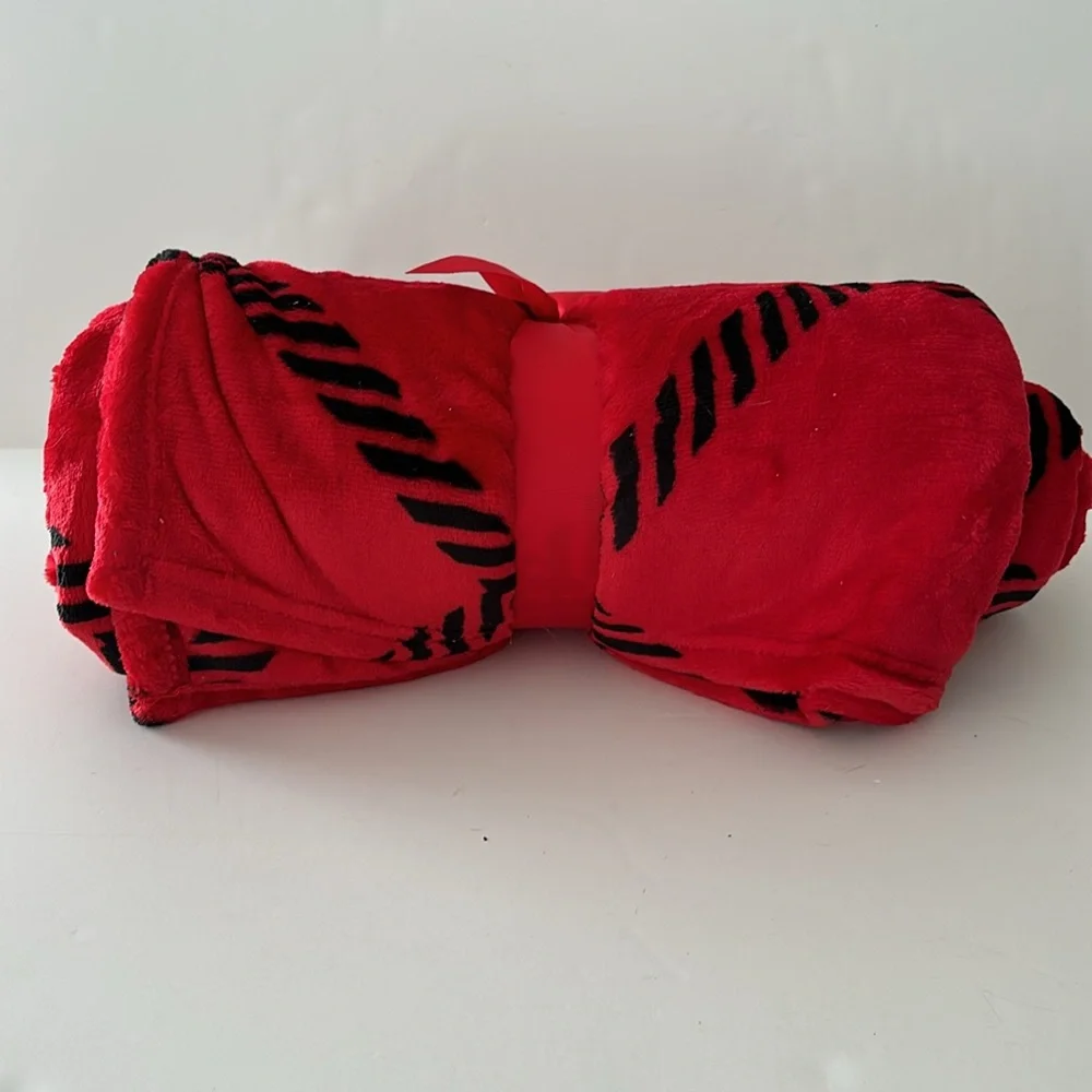 Hallmark Red & Black Blanket Throw