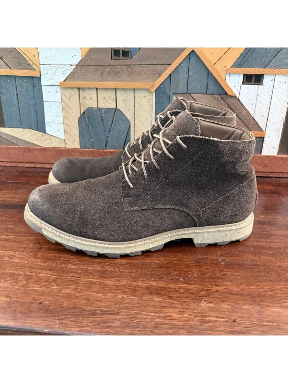 Sorel Madson II Chukka Waterproof Suede Boots Men's Size 13 Brown