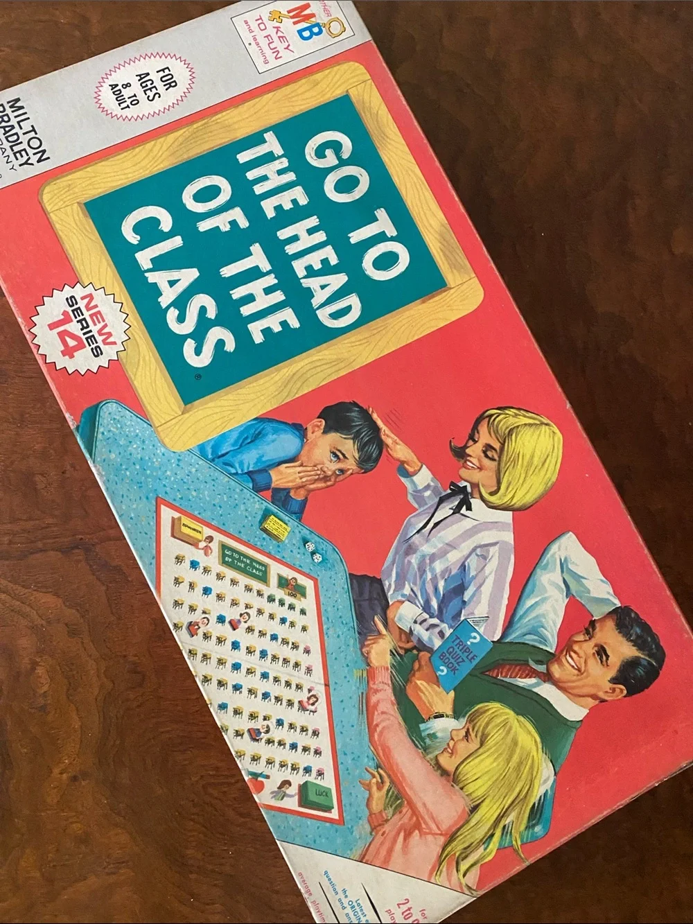 Go to the Head of the Class Vintage Board Game 1960s