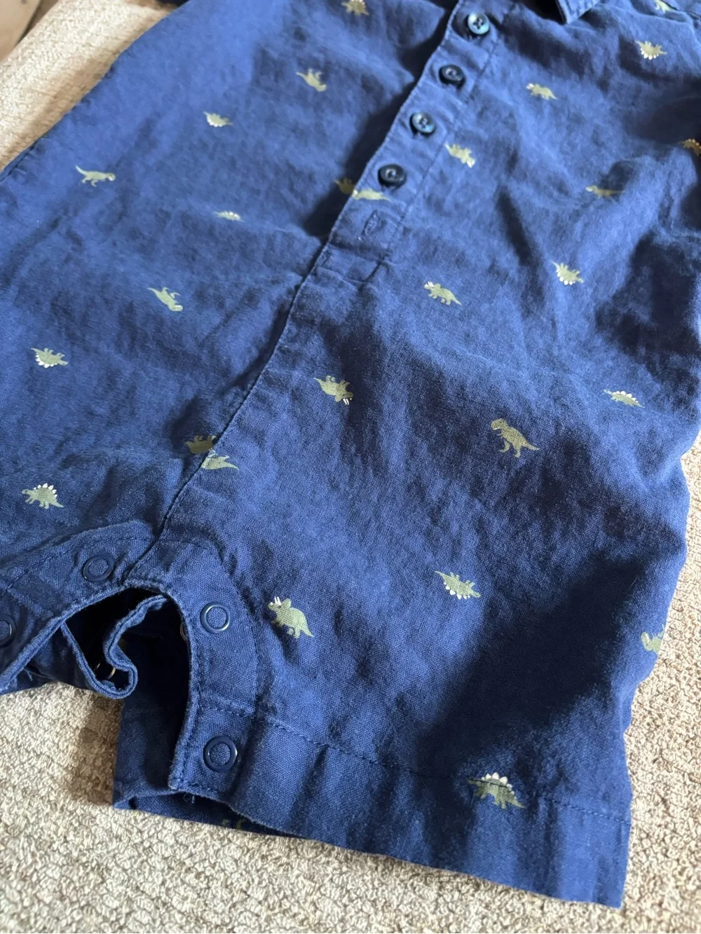 Carters navy romper