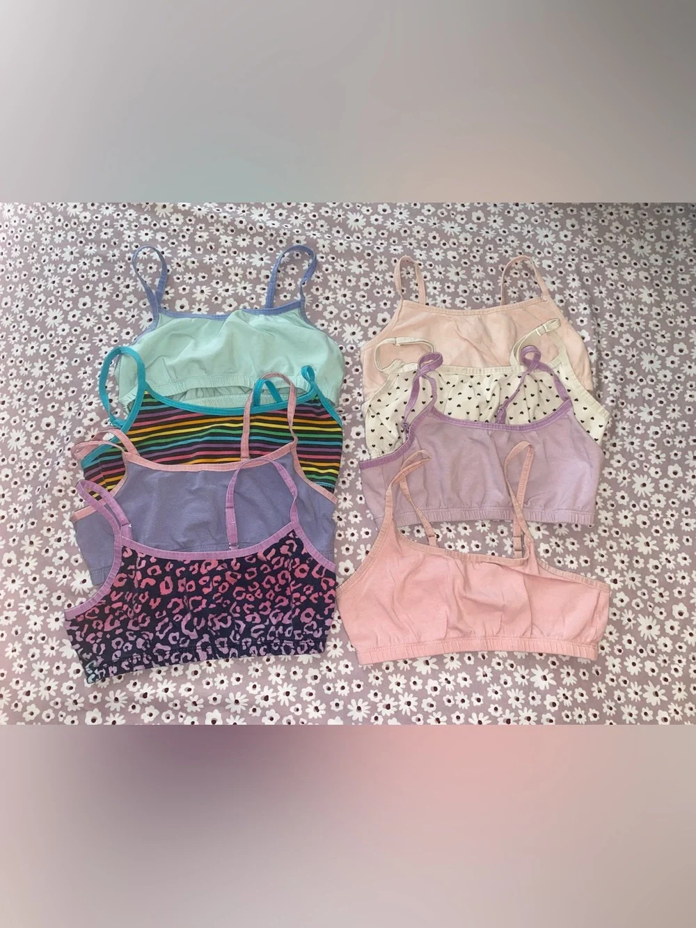 The Children’s Place Girls Training Bras Bralettes 8 Pack Size L 10/12