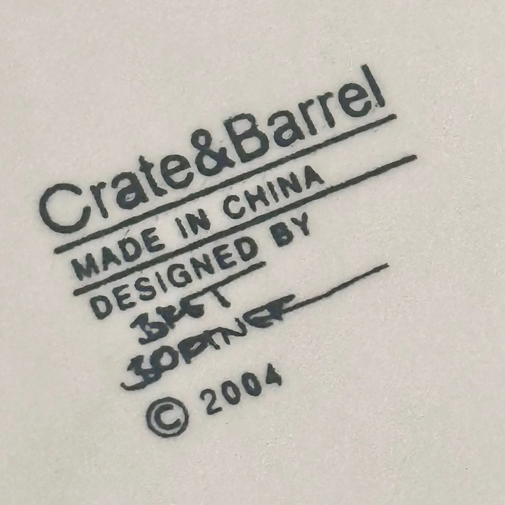 Crate&Barrel elegant white