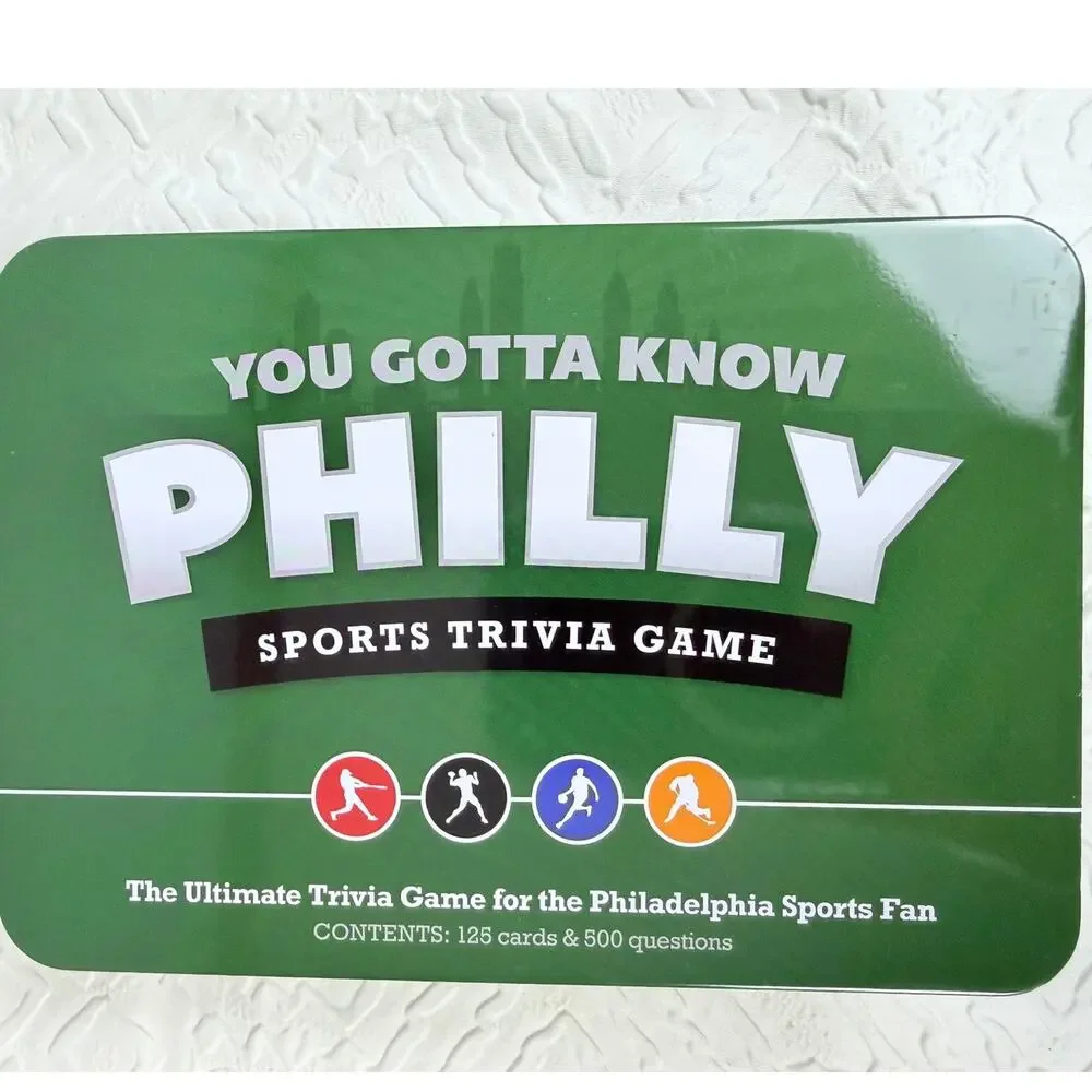 You Gotta Know Philly Sports Trivia Game 125 Cards 500 Questions Philadelphia