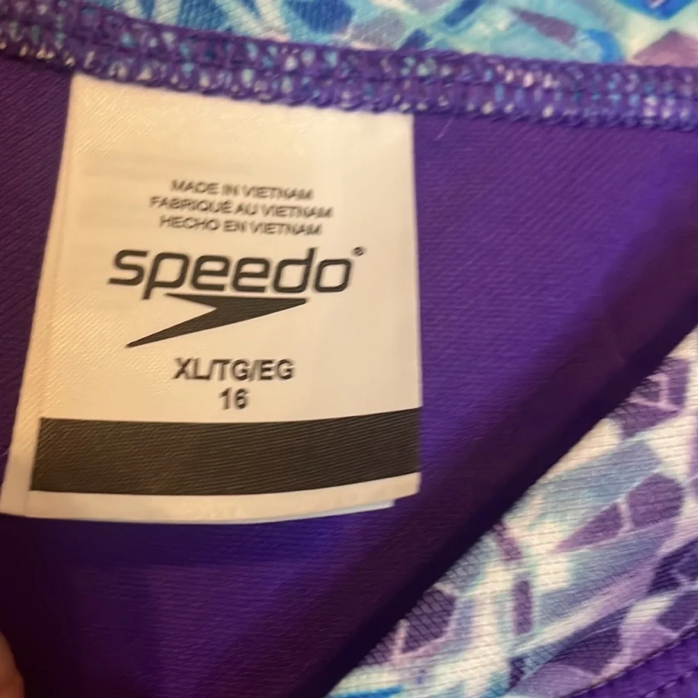 Speedo purple swim