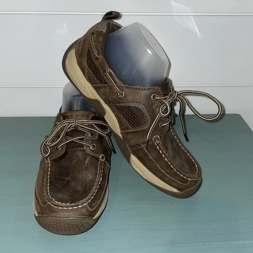 Sperry Top-Sider Billfish 3-Eye Brown Boat‎ Shoe Men's size 8 Medium