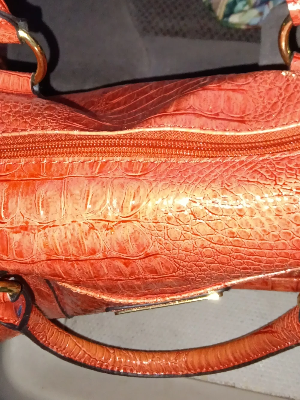 Nicole Miller silhouette style orange