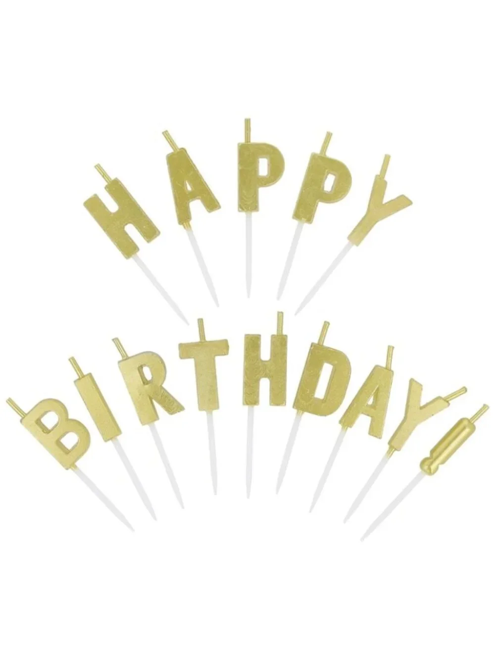 2 PACKS HAPPY BIRTHDAY CANDLES NWT