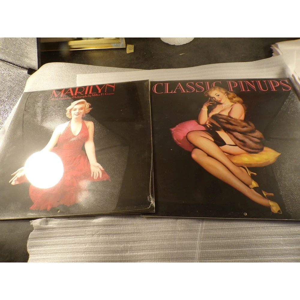 Vintage Marilyn Monroe & Classic Pinups 2005 Wall Calendars Milton Greene Set