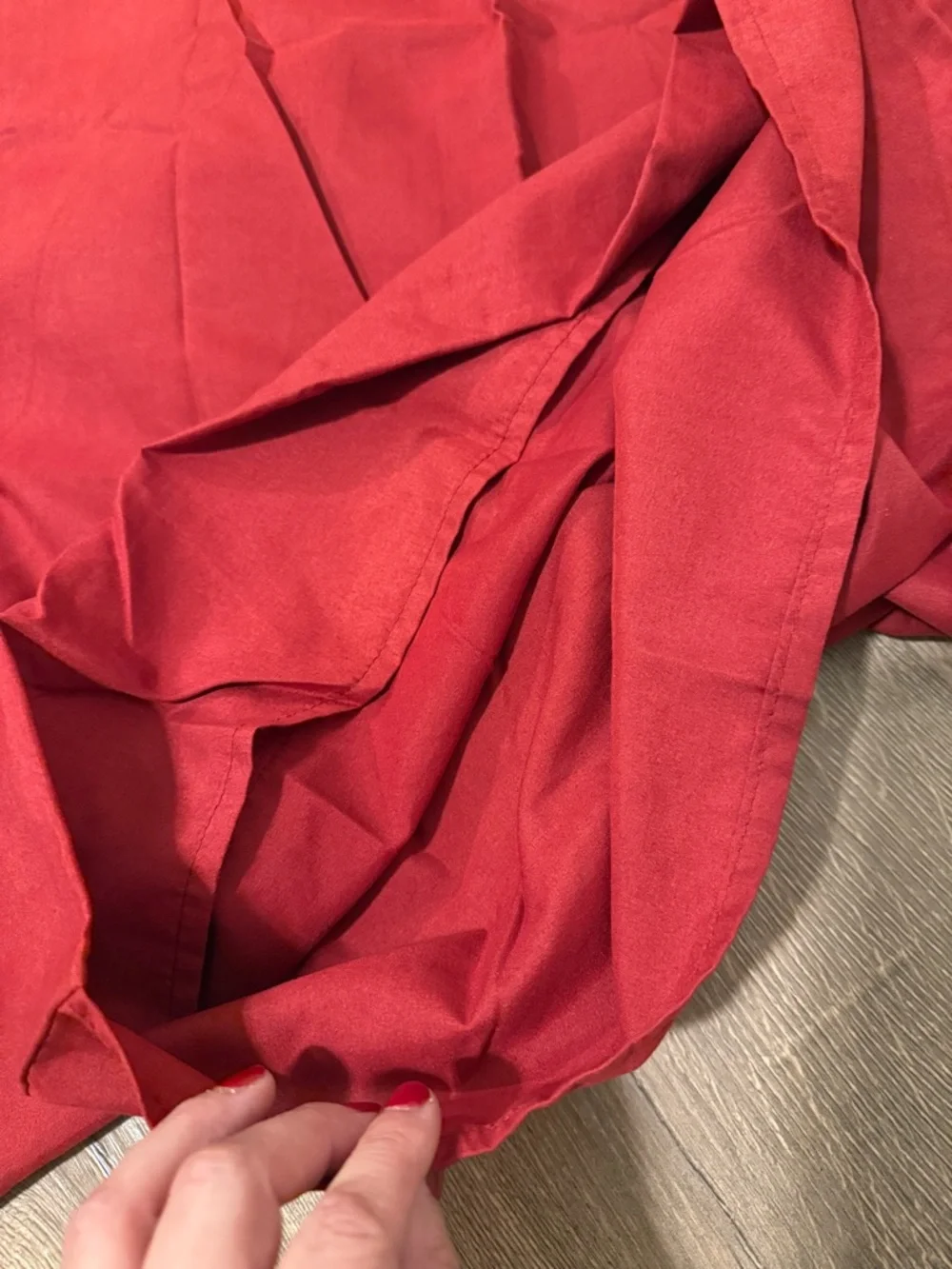 Solid Red Pillowcase Pair - Soft Home Bedding
