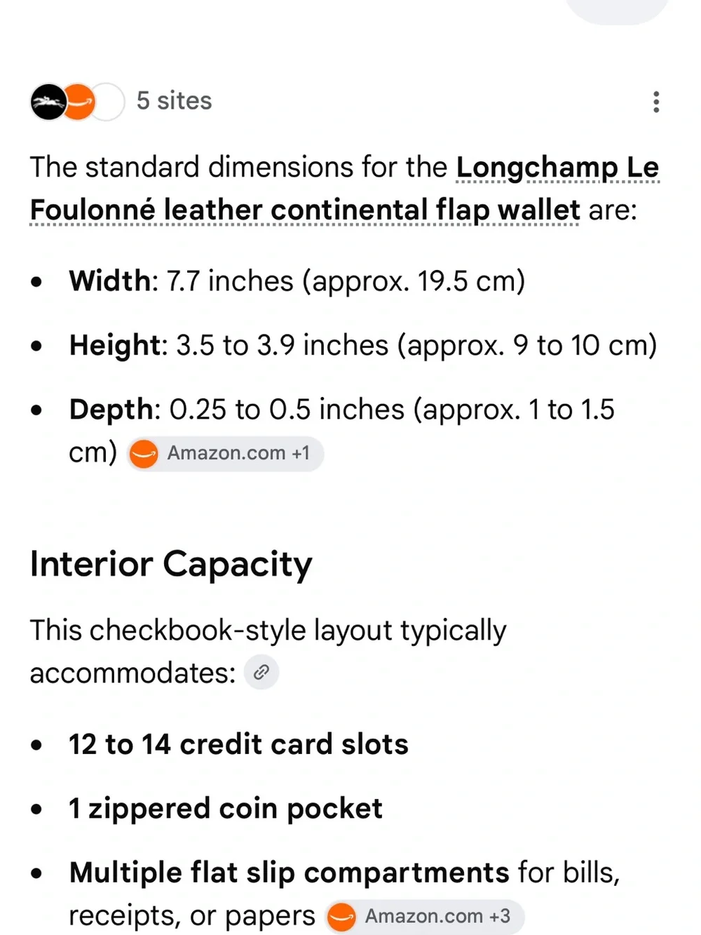 Longchamp men wallet