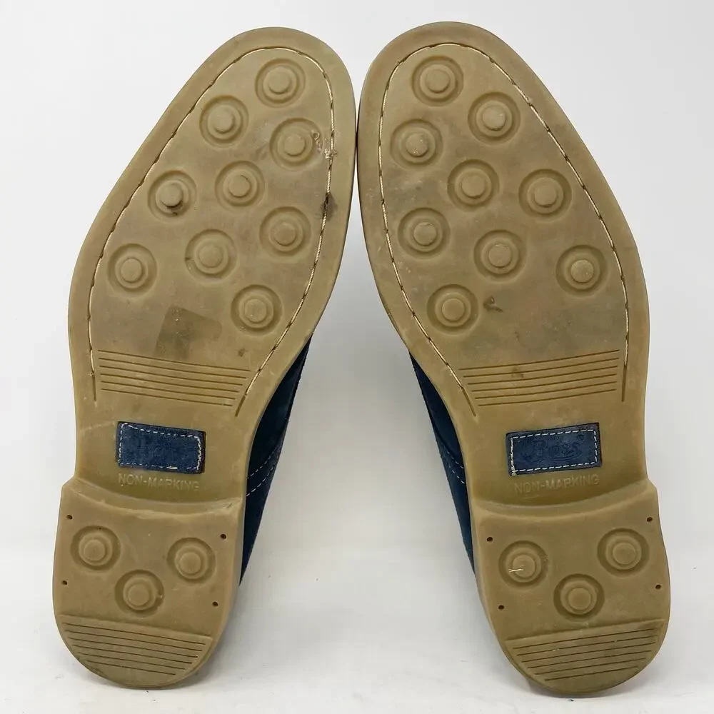 G.H. Bass & Co. blue suede