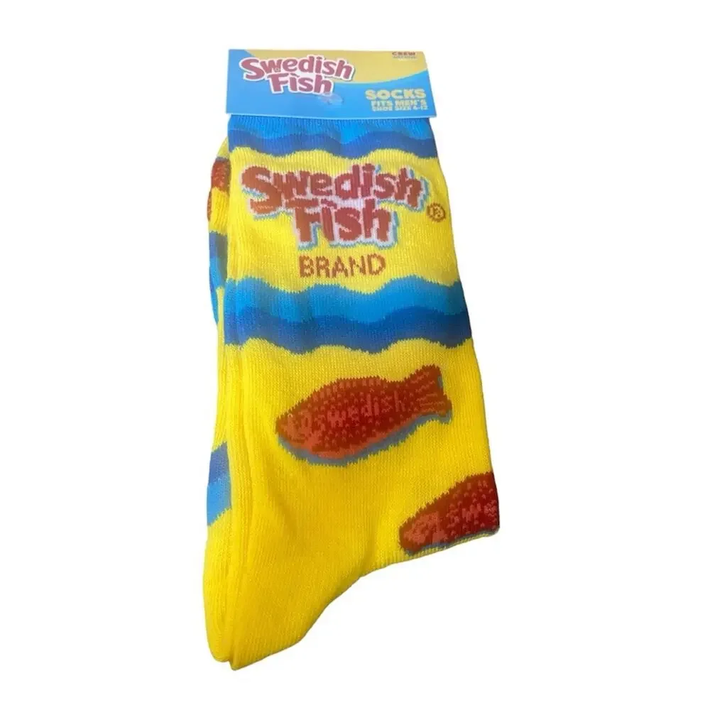 Swedish Fish Novelty Crew Socks
