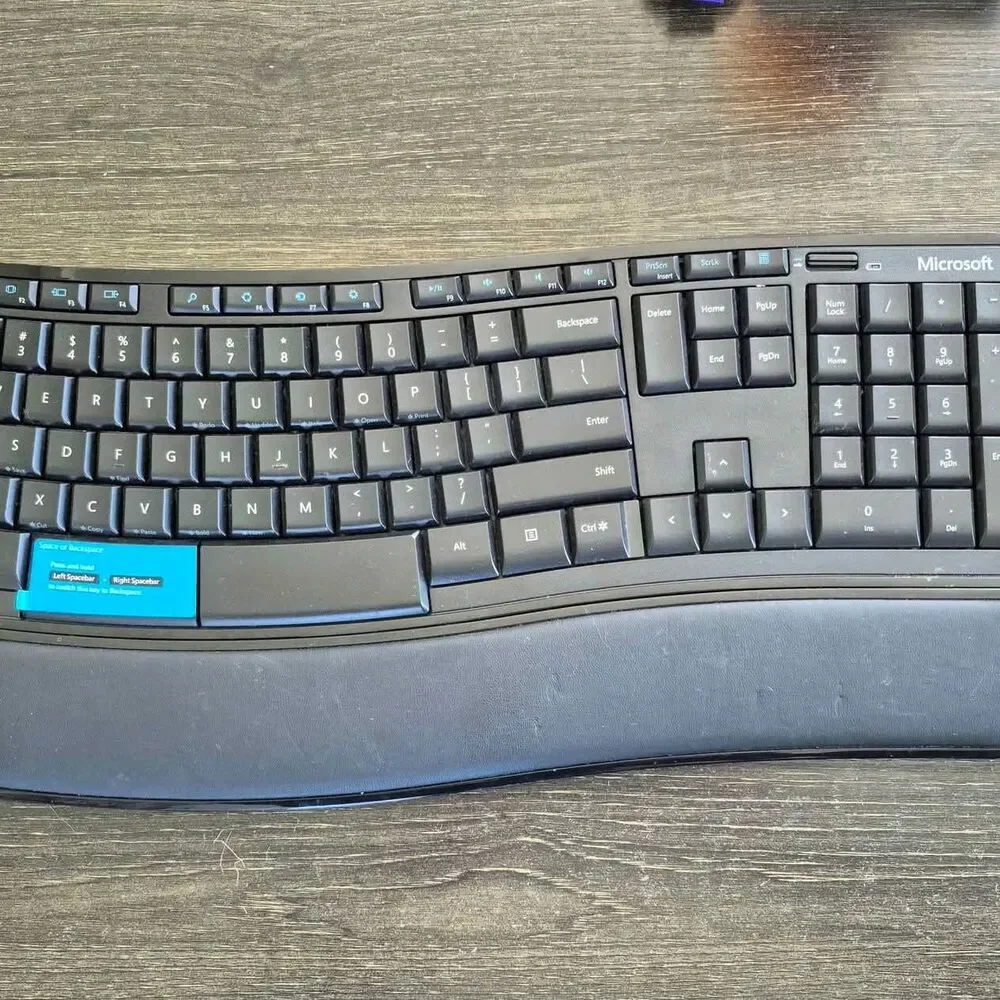 Microsoft Sculpt Comfort Ergo Wireless Black Keyboard & Mouse Without Receiver