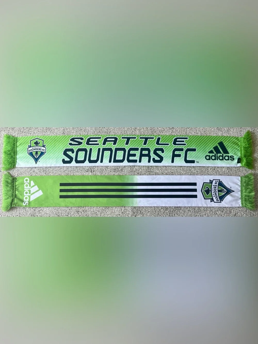 Seattle Sounders Retro Logo Adidas Soccer Scarf