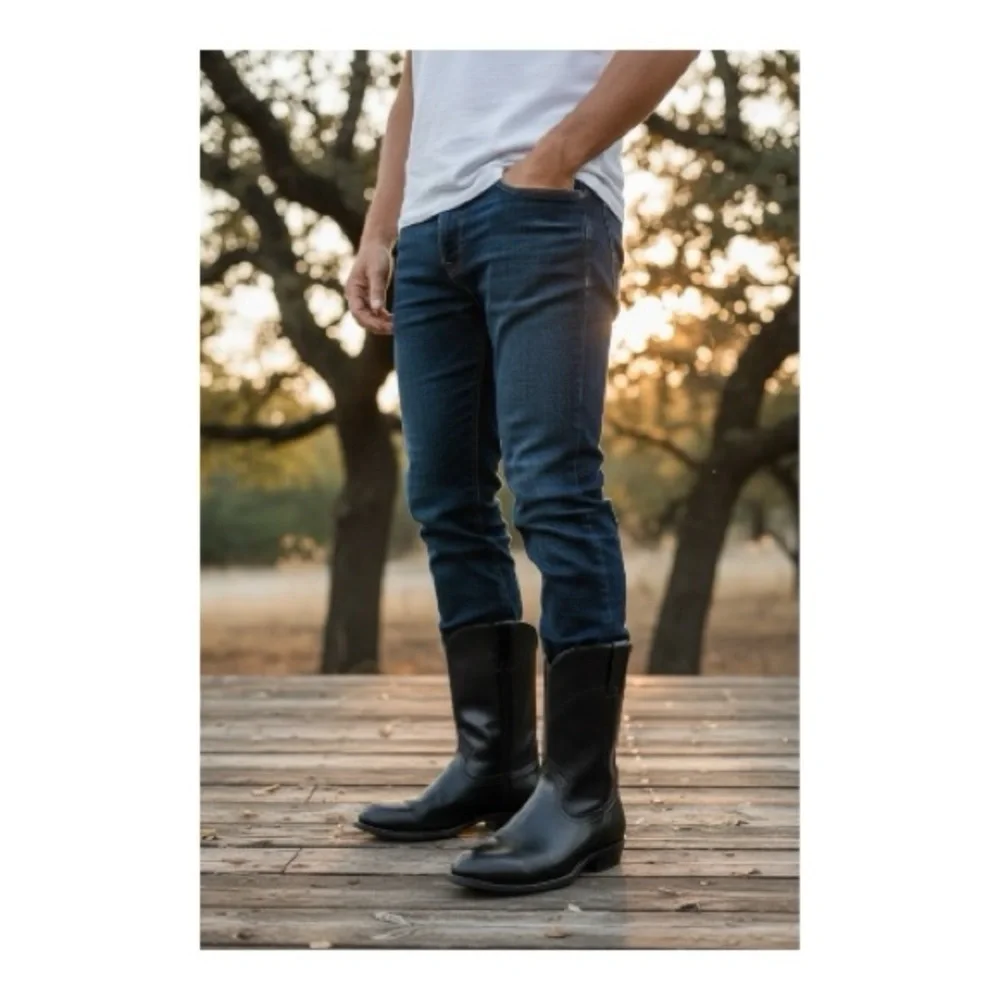 Justin Boots elegant black