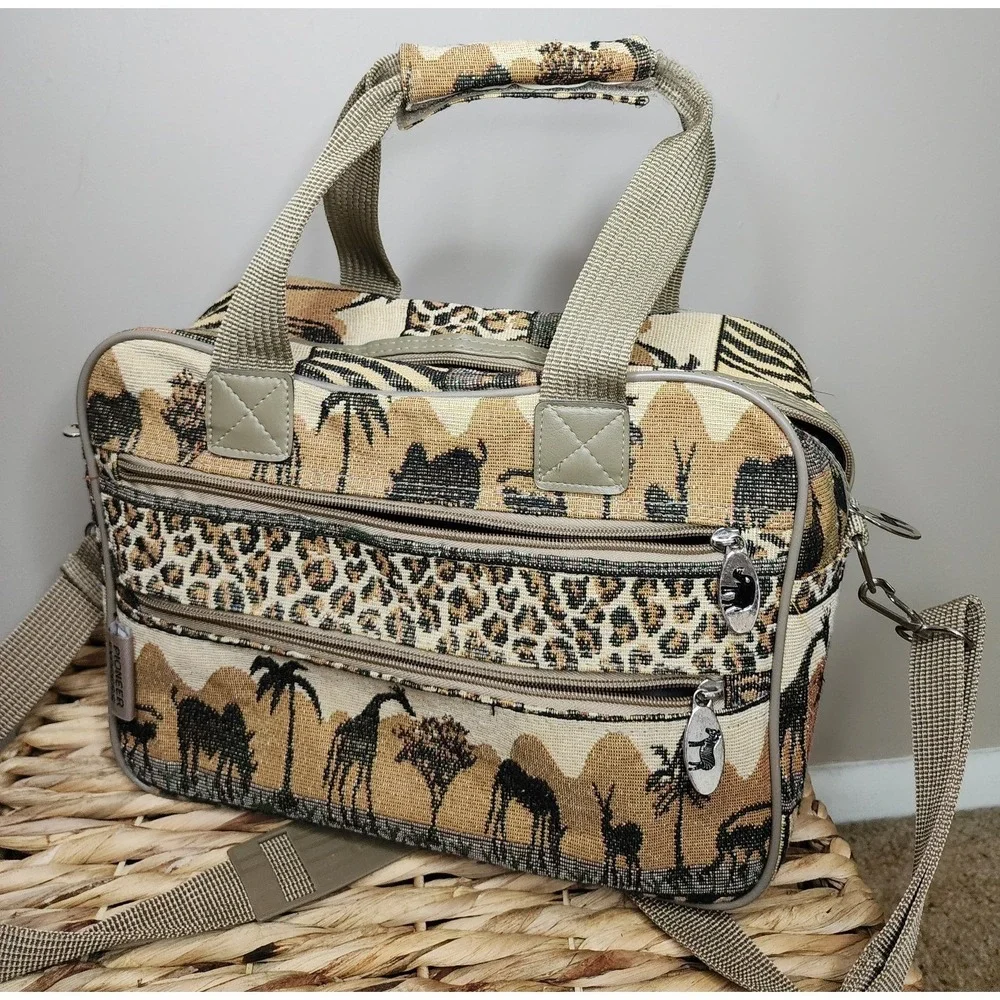Vintage Pioneer Express Tapestry Travel Bag 13
