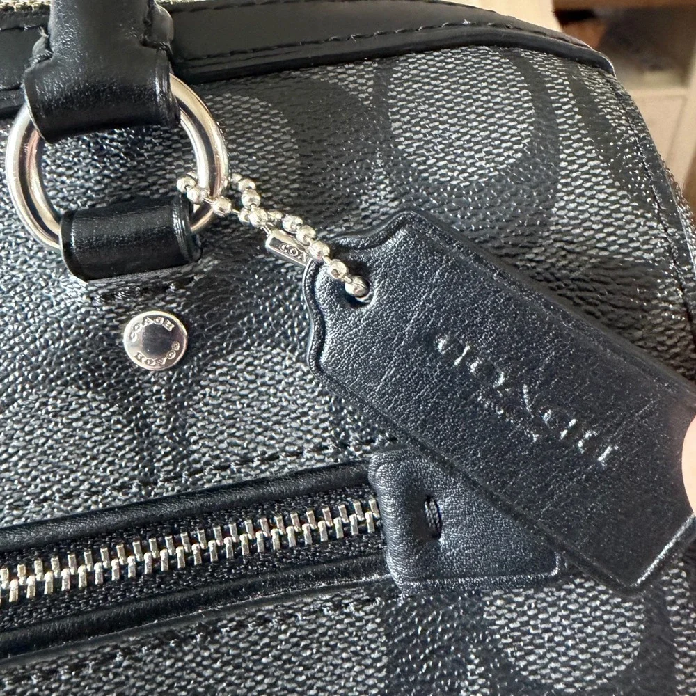 Coach satchel signature