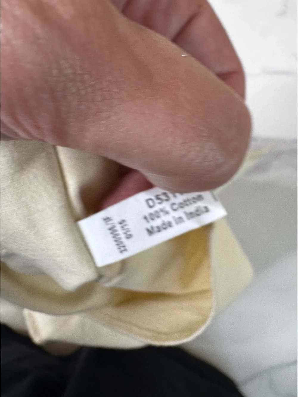 Louis Vuitton cream canvas dust bag 11X10