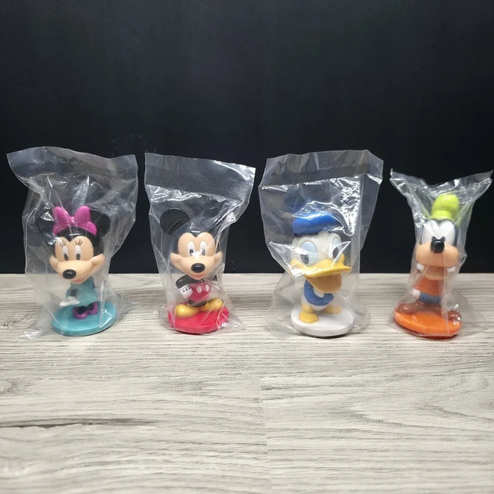 Disney's Mickey, Minnie, Donald, Goofy Bobbleheads By Kellogg's - Cake Toppers‎