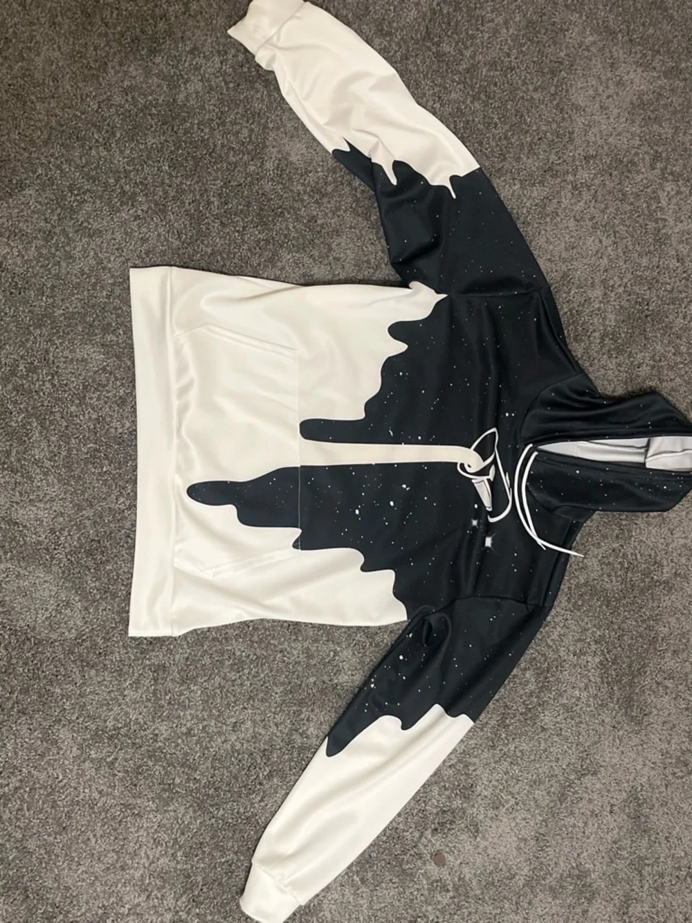 Black & White Customized Hoodie