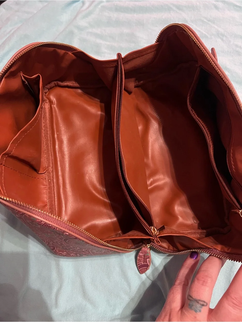 NWOT Guy Frankie vanity case, makeup and toiletries