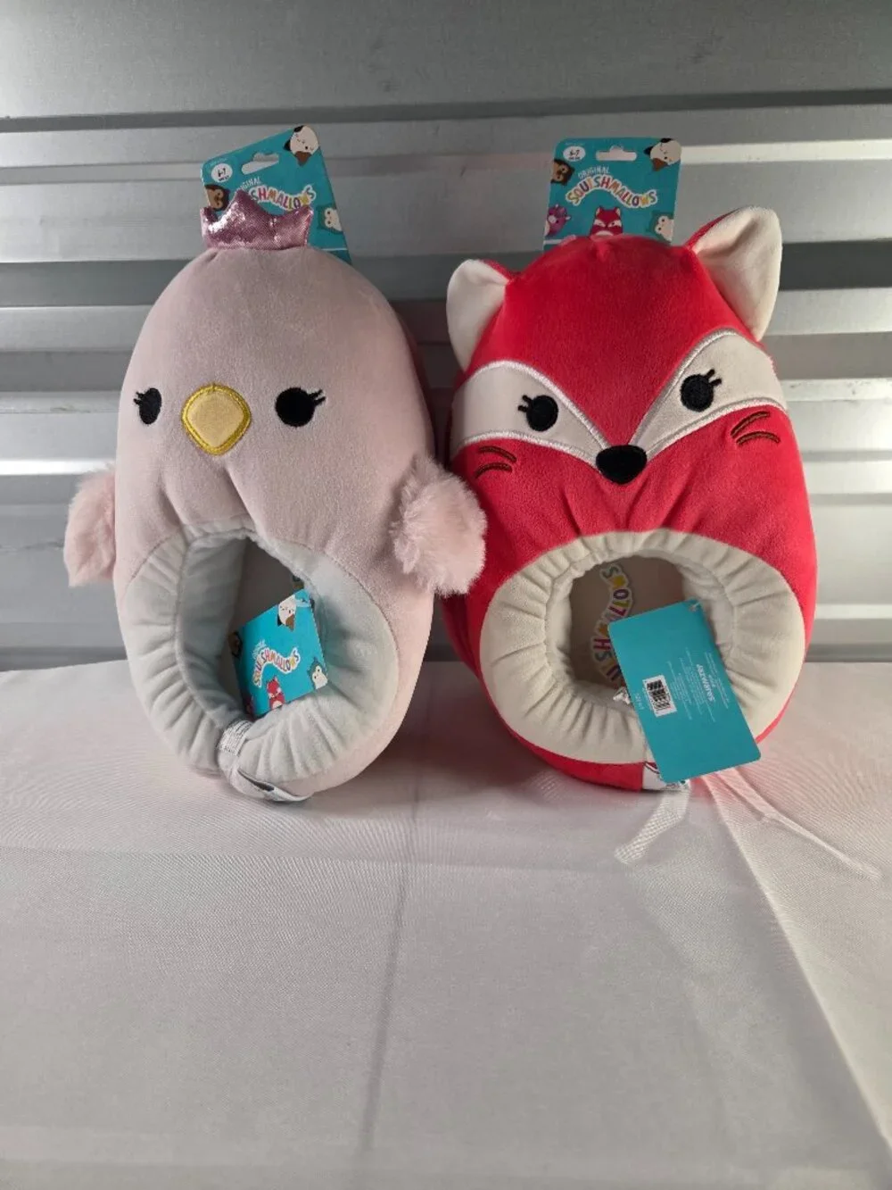 NWT Bundle Squishmallows Kids Slippers‎ Size 6-7 Plush Character