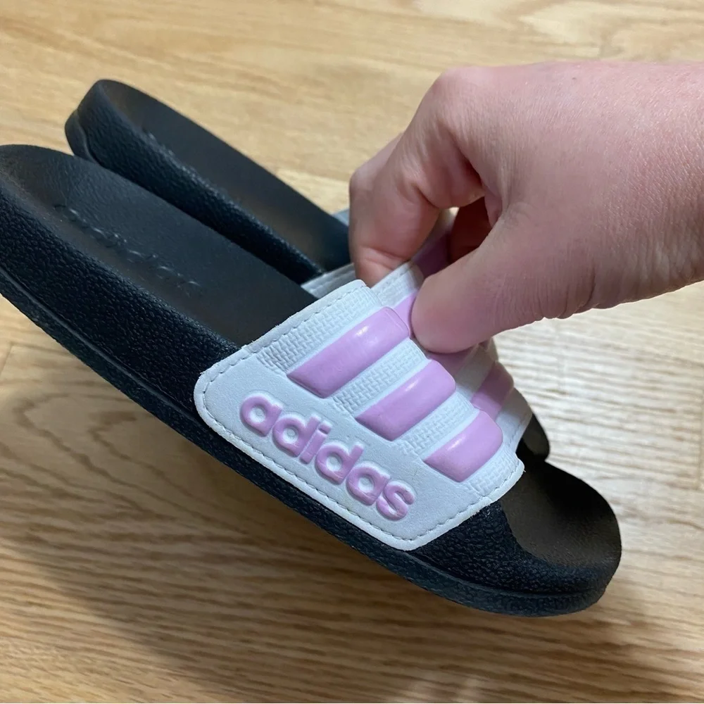 adidas purple slide