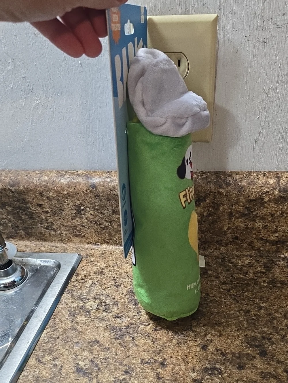 Bark plush squeaky