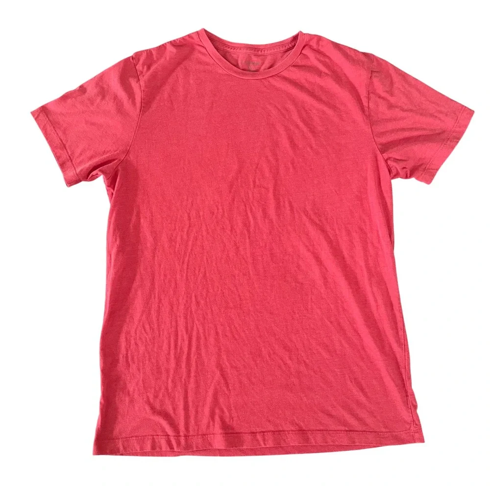 J.Crew men's T-Shirt Large Salmon j crew classic pink‎ orange