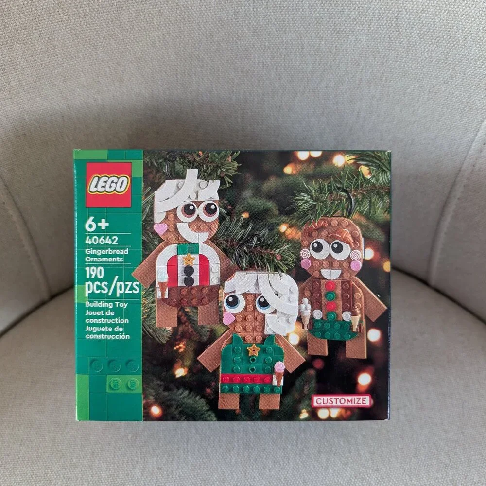 LEGO: Gingerbread Ornaments (40642) - New Sealed Box - Christmas Holiday Decor‎