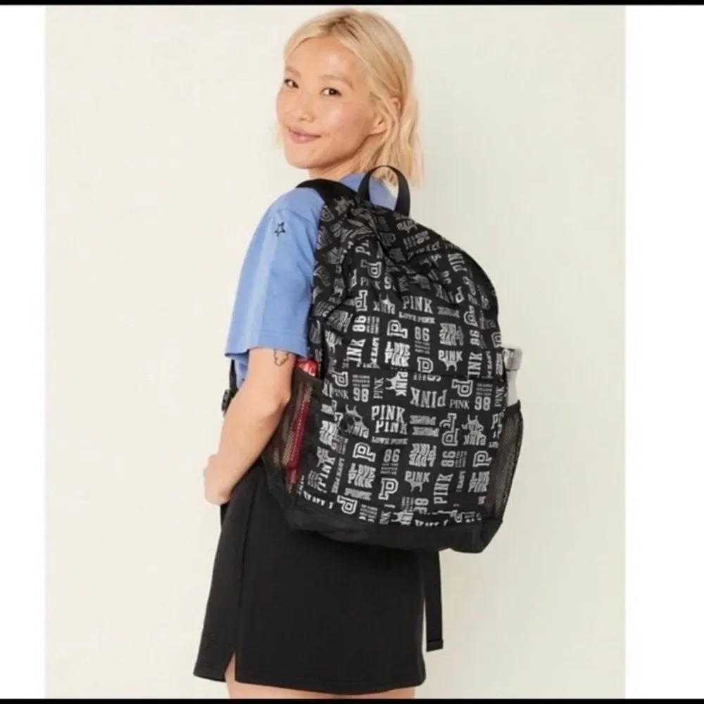Victoria’s Secret Pink Backpack Classic College University High School. NWT