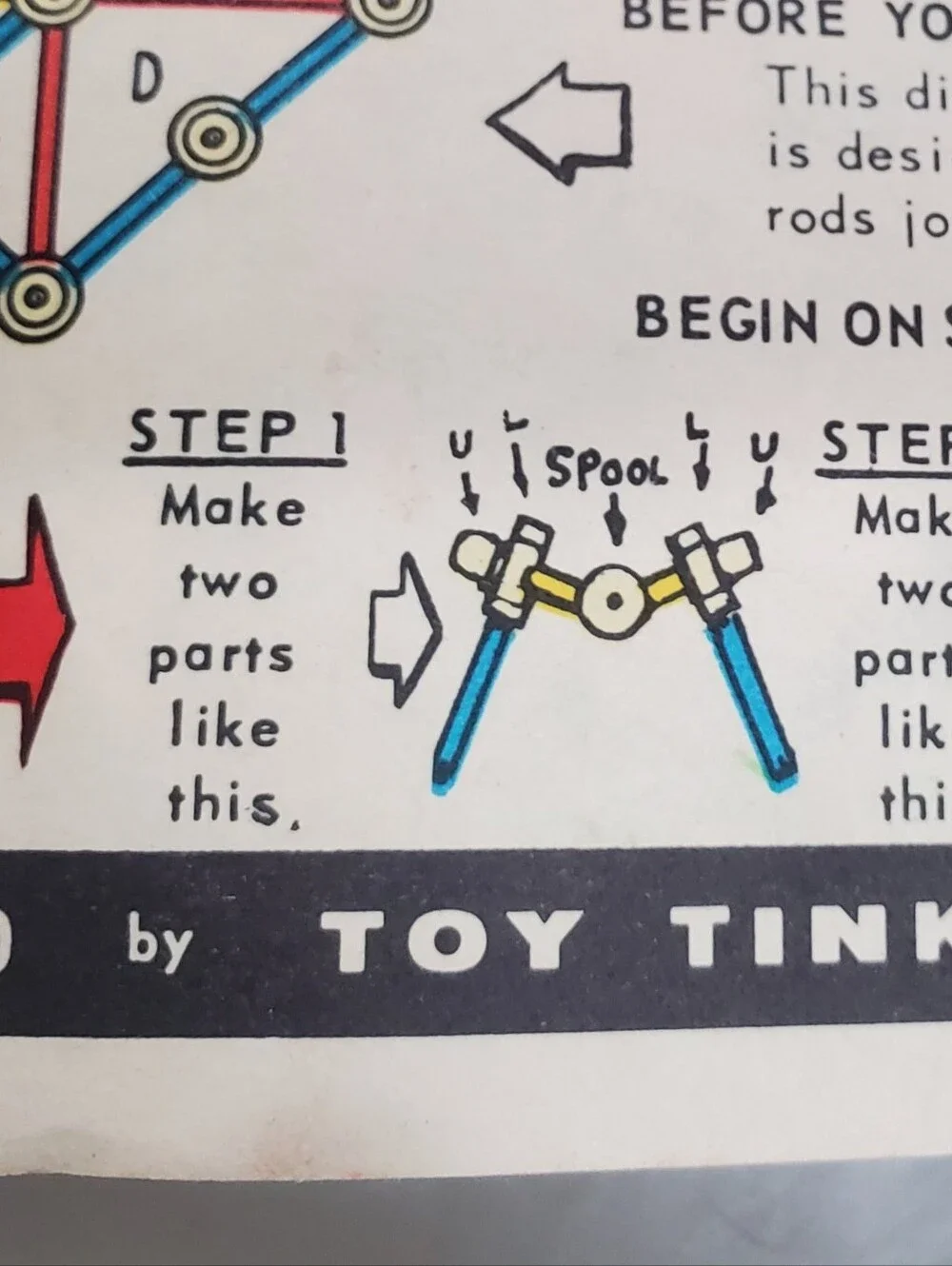 Tinkertoy vintage 1970