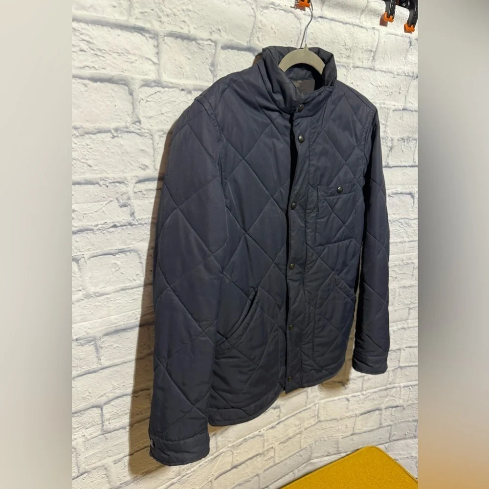 Men's J. Crew Sussex 631 Primaloft Quilted Navy Jacket, Size XS
