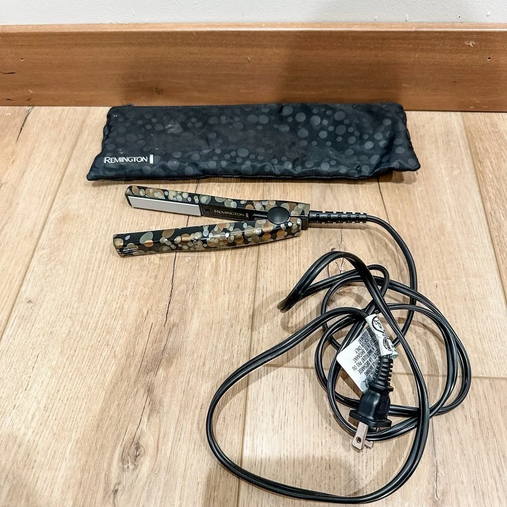 Remington S2880 Define & Style Unisex Hair Straightener Travel‎ Size Tested mini