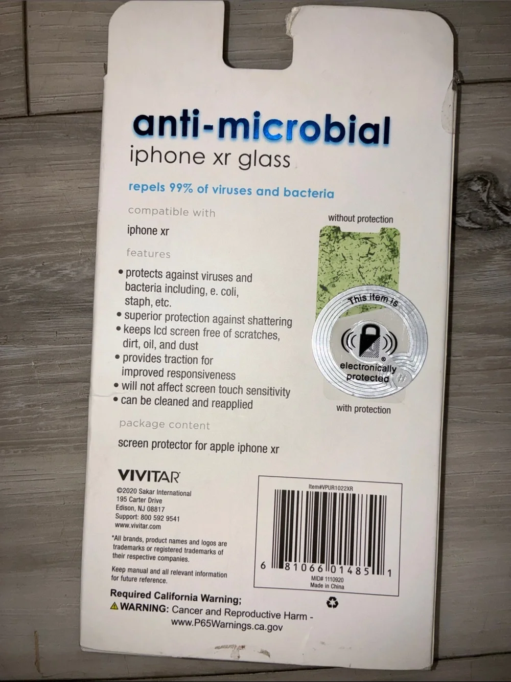 Vivitar anti microbial