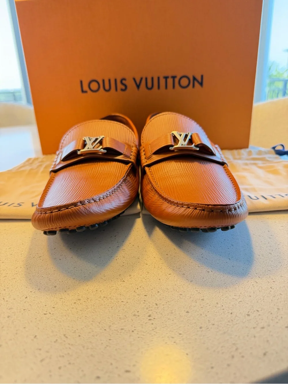 Louis Vuitton distinctive orange