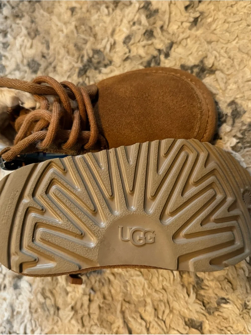 UGG chestnut suede