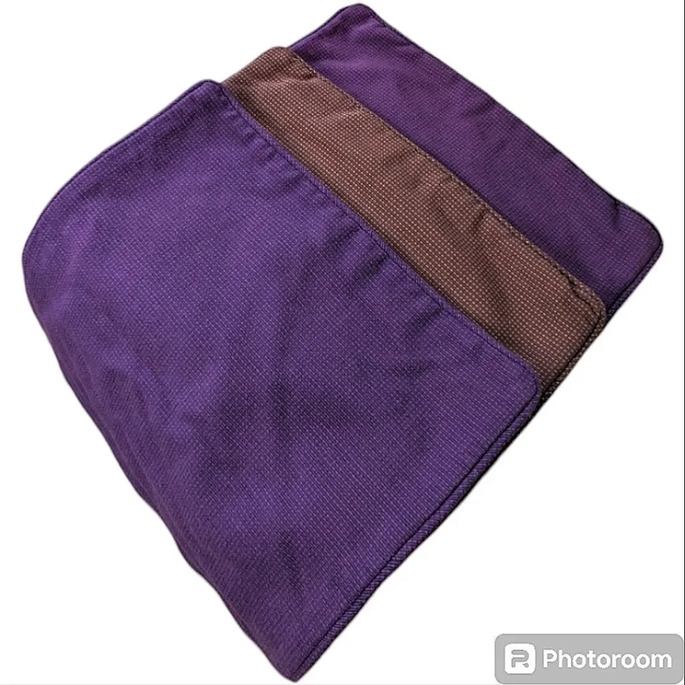 Crate&Barrel Henley Pillow Covers Thick Cotton Zip Off Set of 3