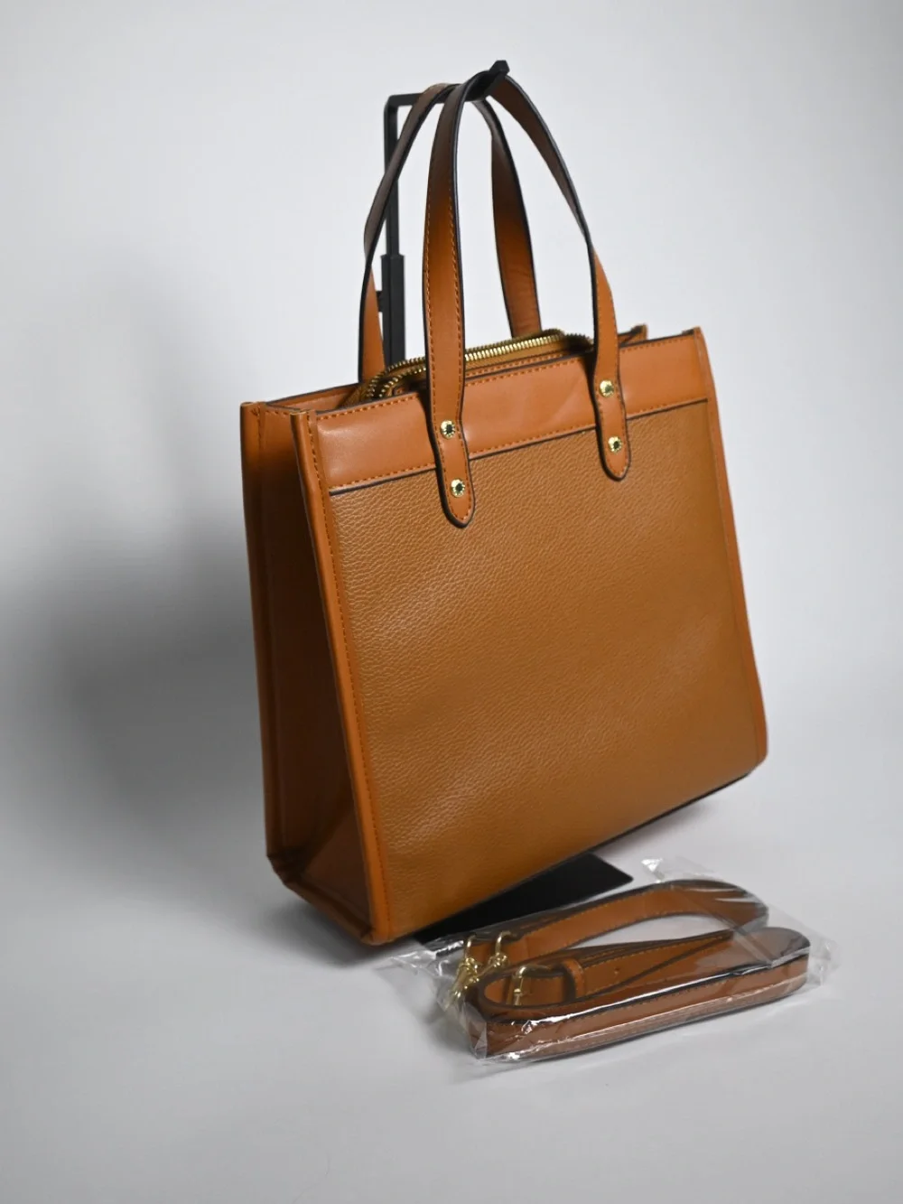 Coach structured tote