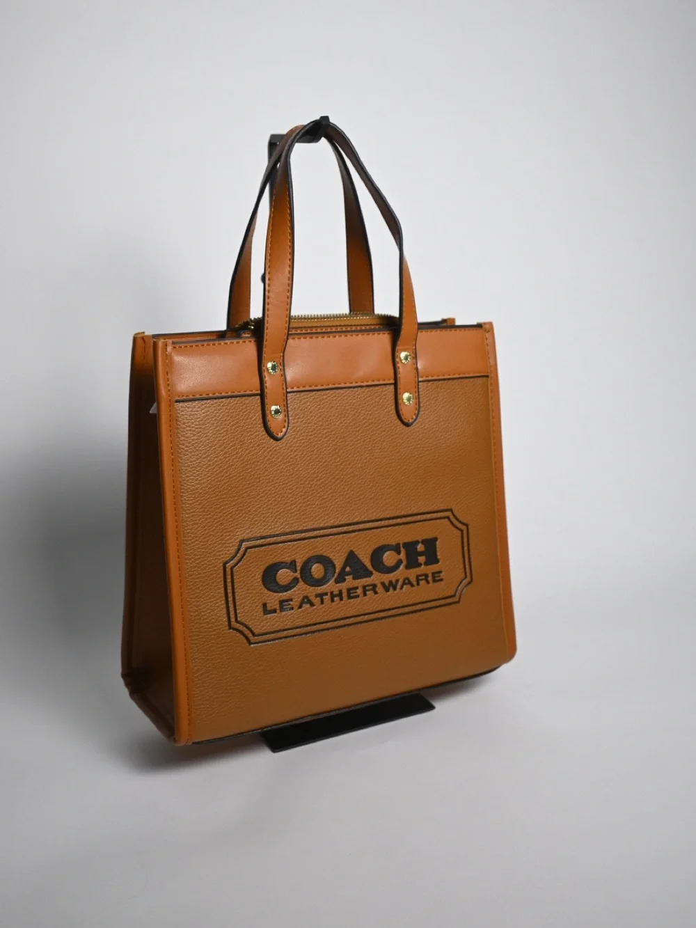 Coach structured tote