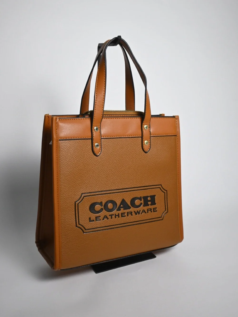 Coach structured tote