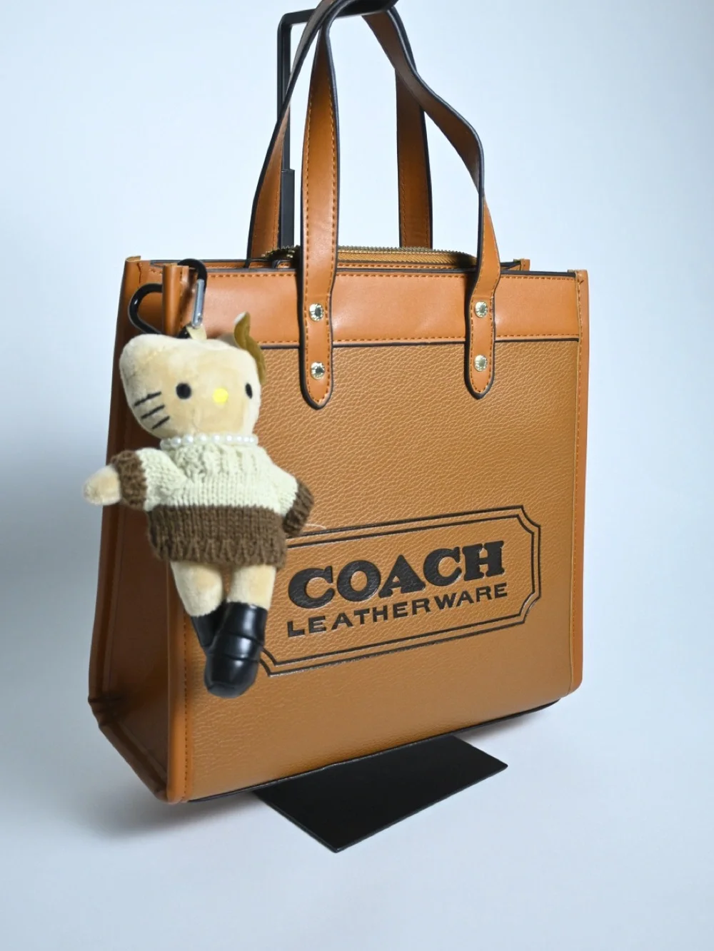 Coach structured tote