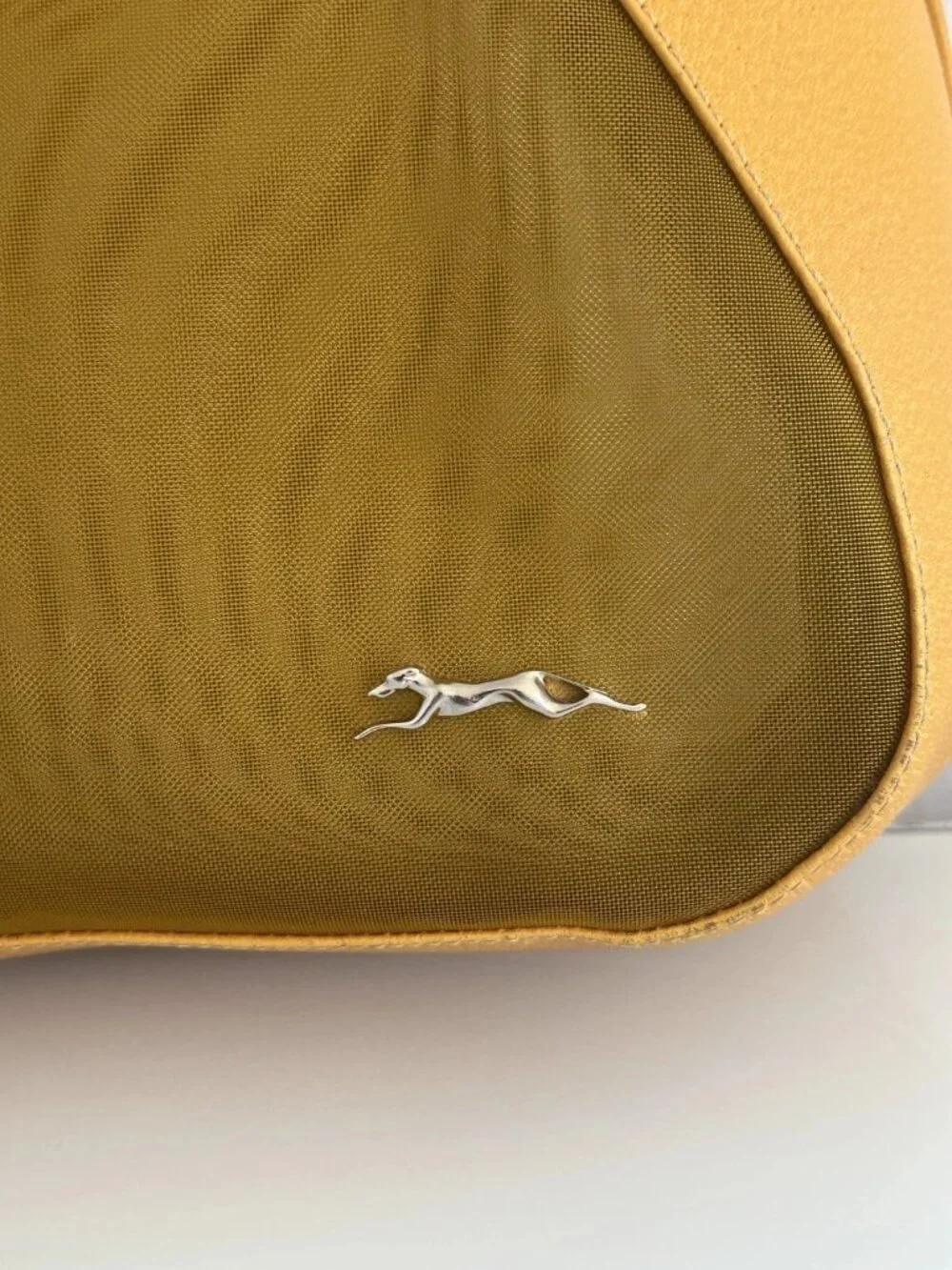 Trussardi vintage mustard