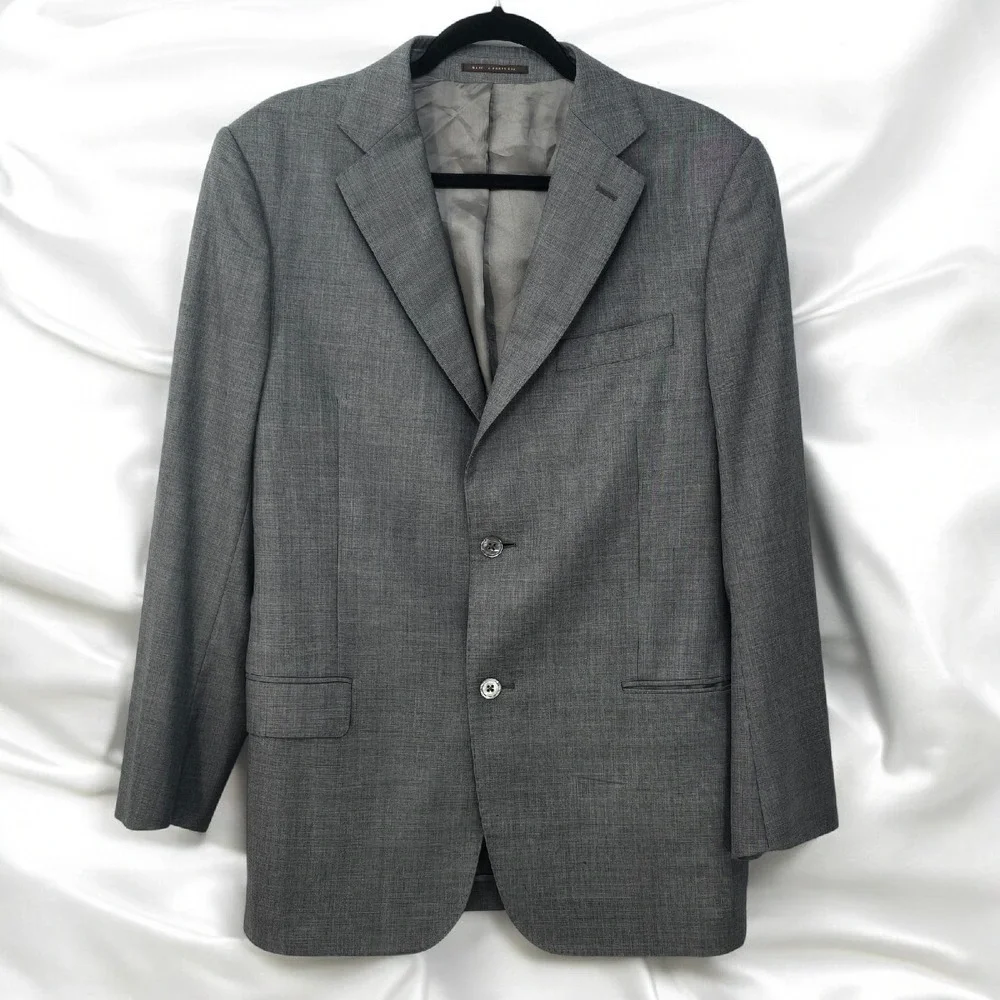 J. Hilburn Blazer Vitale Barberis Caninico Wool Sport Coat Jacket, 40 Large READ