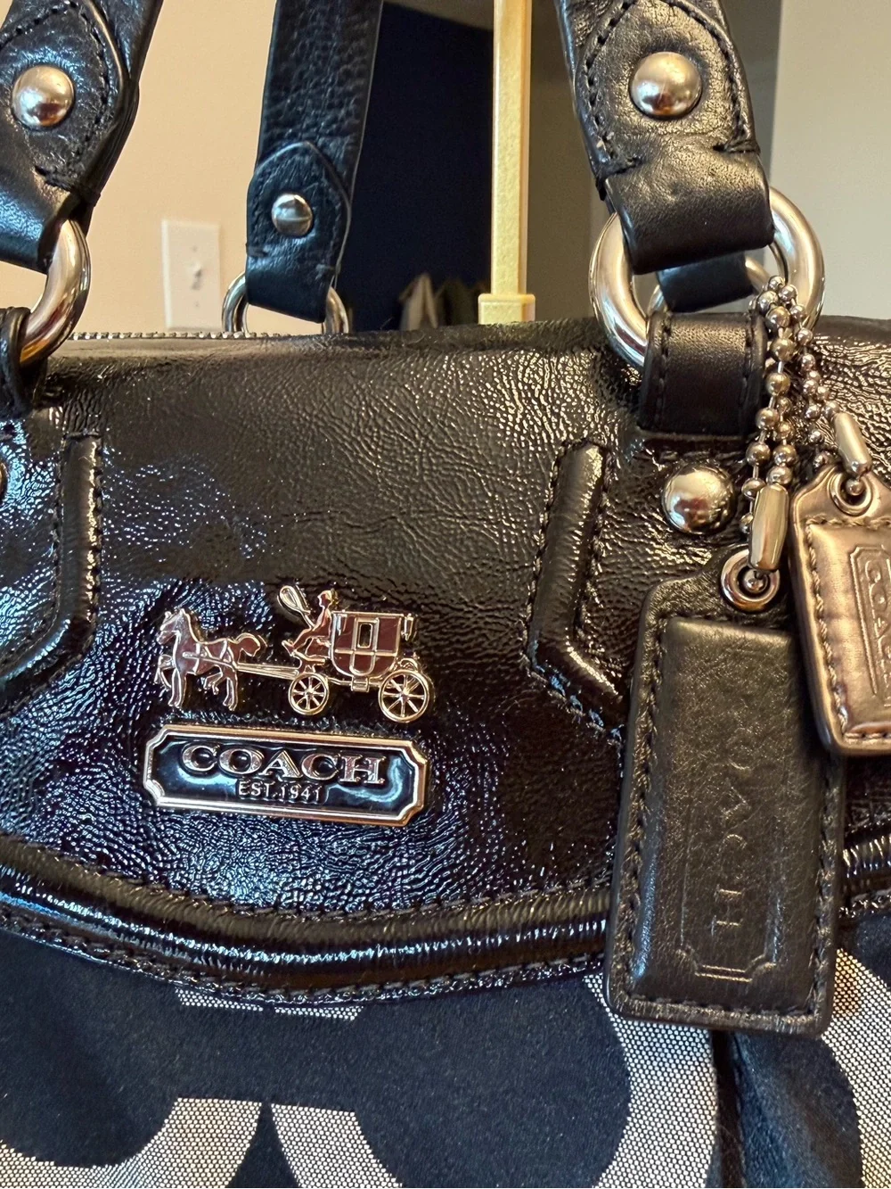 Coach black optic