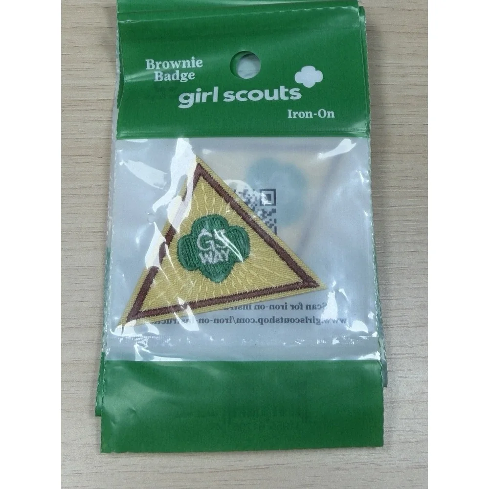 Girl Scout Brownie The Girl Scout Way Patch Iron On Sealed 61205
