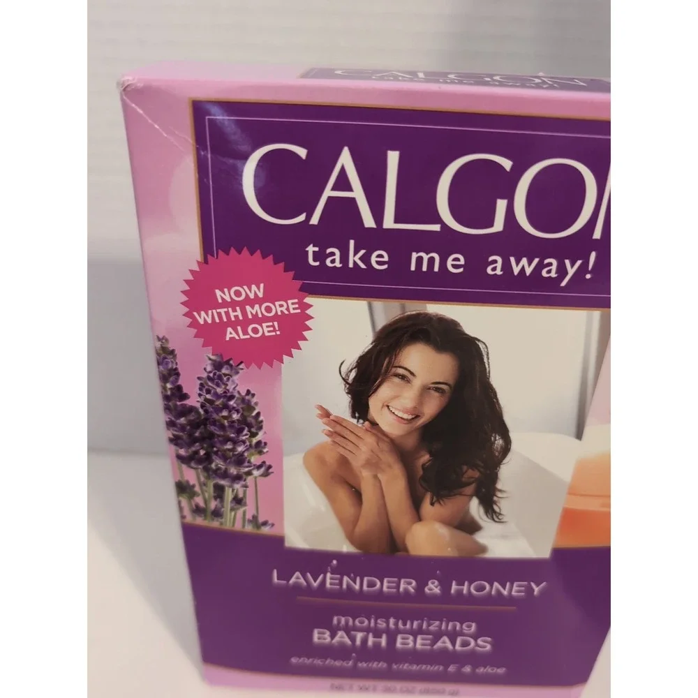 Calgon Ultra-Moisturizing Bath Beads‎ Lavender & Honey Fragrnace 30 oz