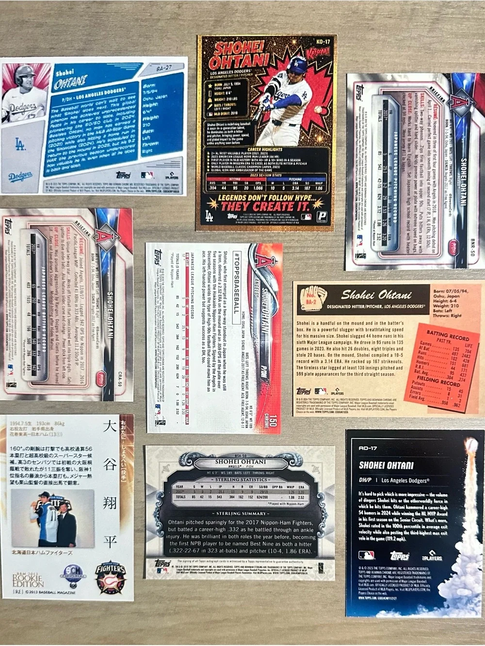 Topps shohei ohtani