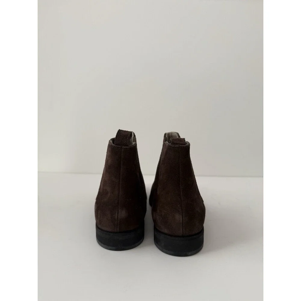Kiton brown suede