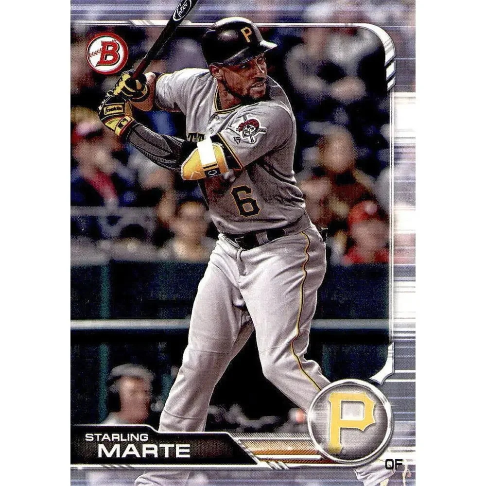 2019 Bowman Starling Marte #68 Pittsburgh Pirates